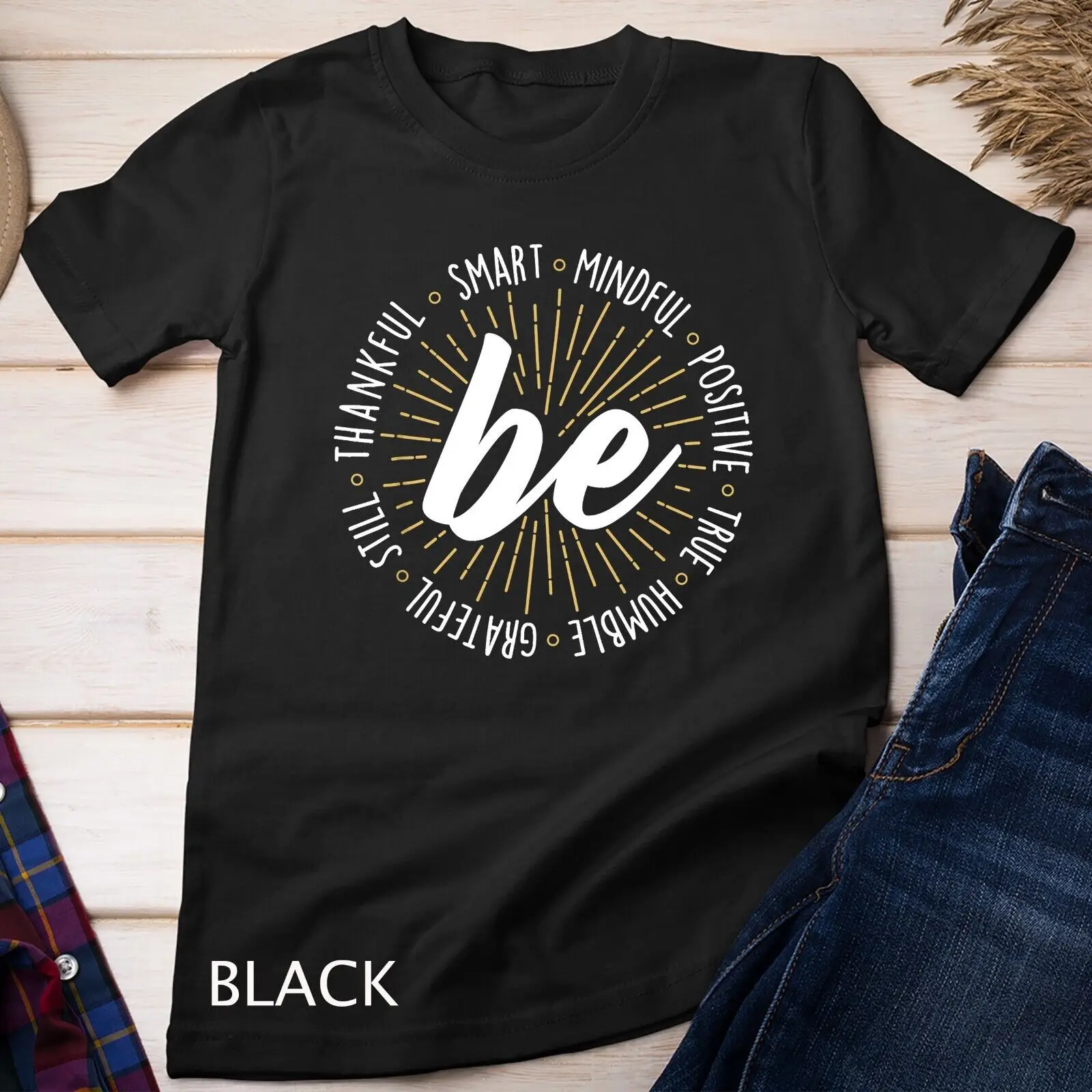 Motivational Quote Inspiration Positive Saying Life Slogan Unisex T-shirt