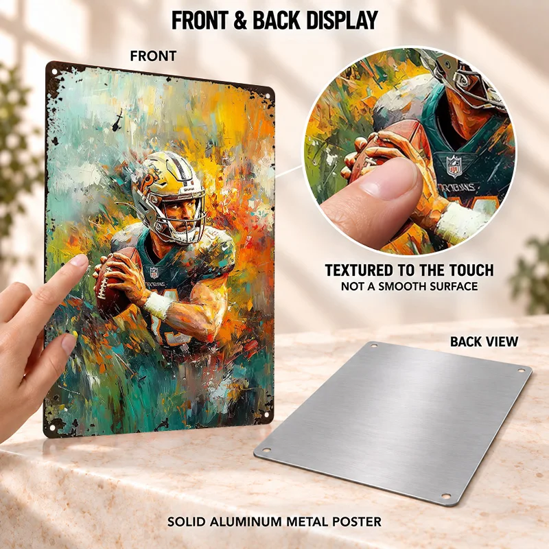 Gary Player Golfer Textured Metal Posters Customized Aluminum Sign Golf Inspired Athletic Design Wall Art For Home Sports Room