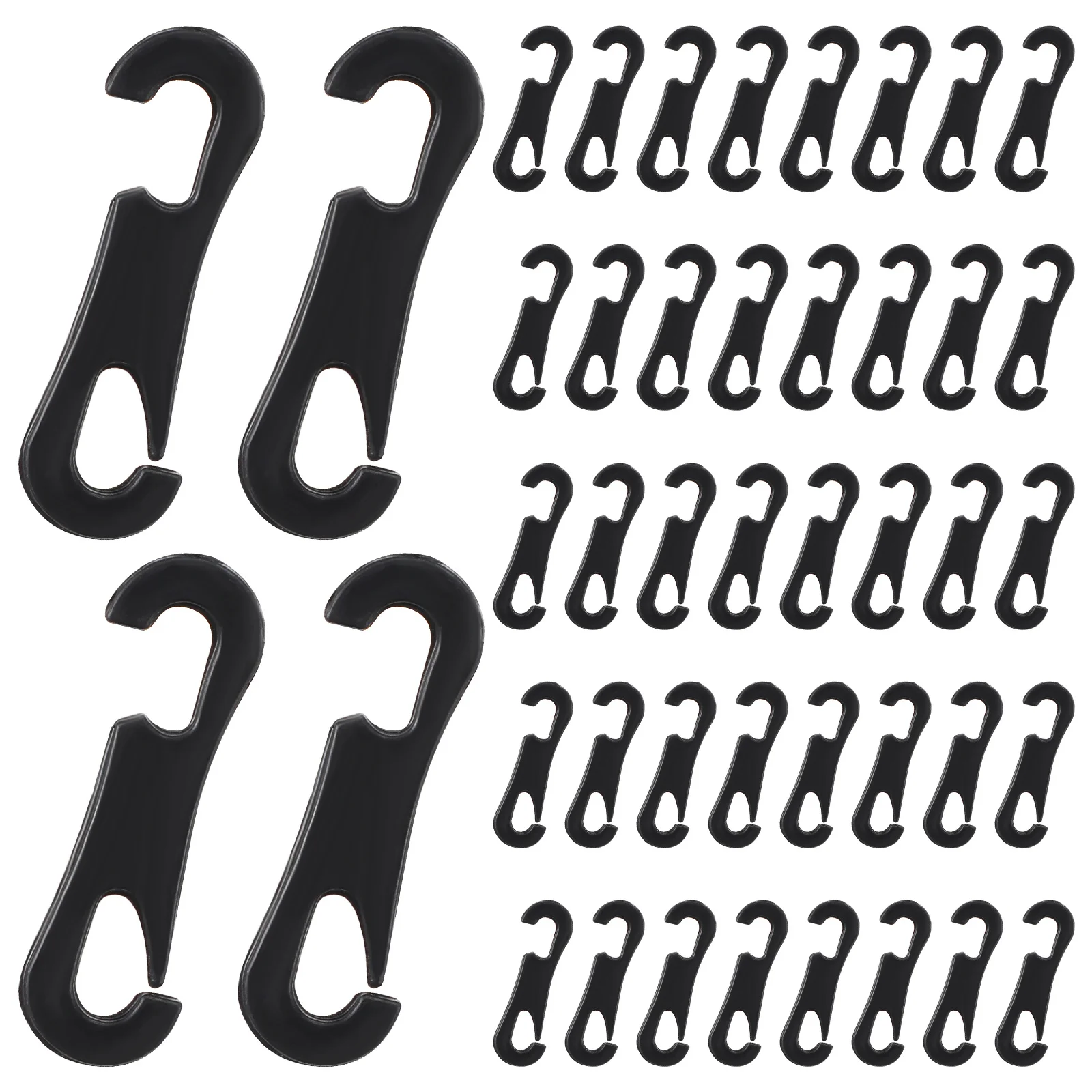 

200Pcs Car Seat Cover Hooks Sturdy Plastic Cushion Fix Hooks Anti-Skid Fit Car Interior Accessories Auto Seat Cover Hook