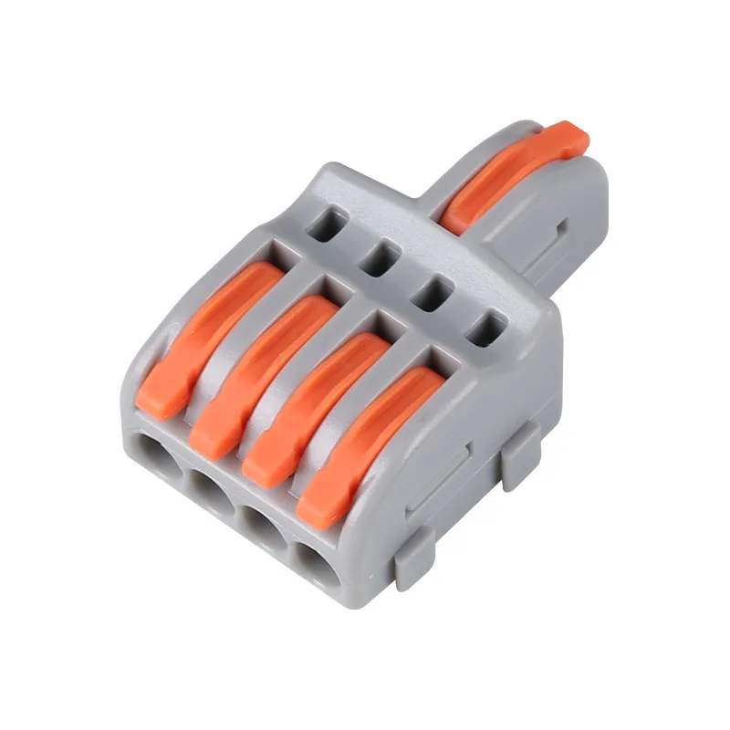 5-20PCS Quick Wire Connector 1 In/Out Multifunctional Push In Parallel Cable Splitter Mini Universal Household Terminal Block