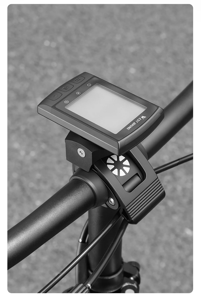 WEST BIKING Faltbarer Fahrradcomputerhalter CNC Aluminiumlegierung Lenkerhalterung für Dahon Brompton Garmin Fahrradzubehör – Detail 13