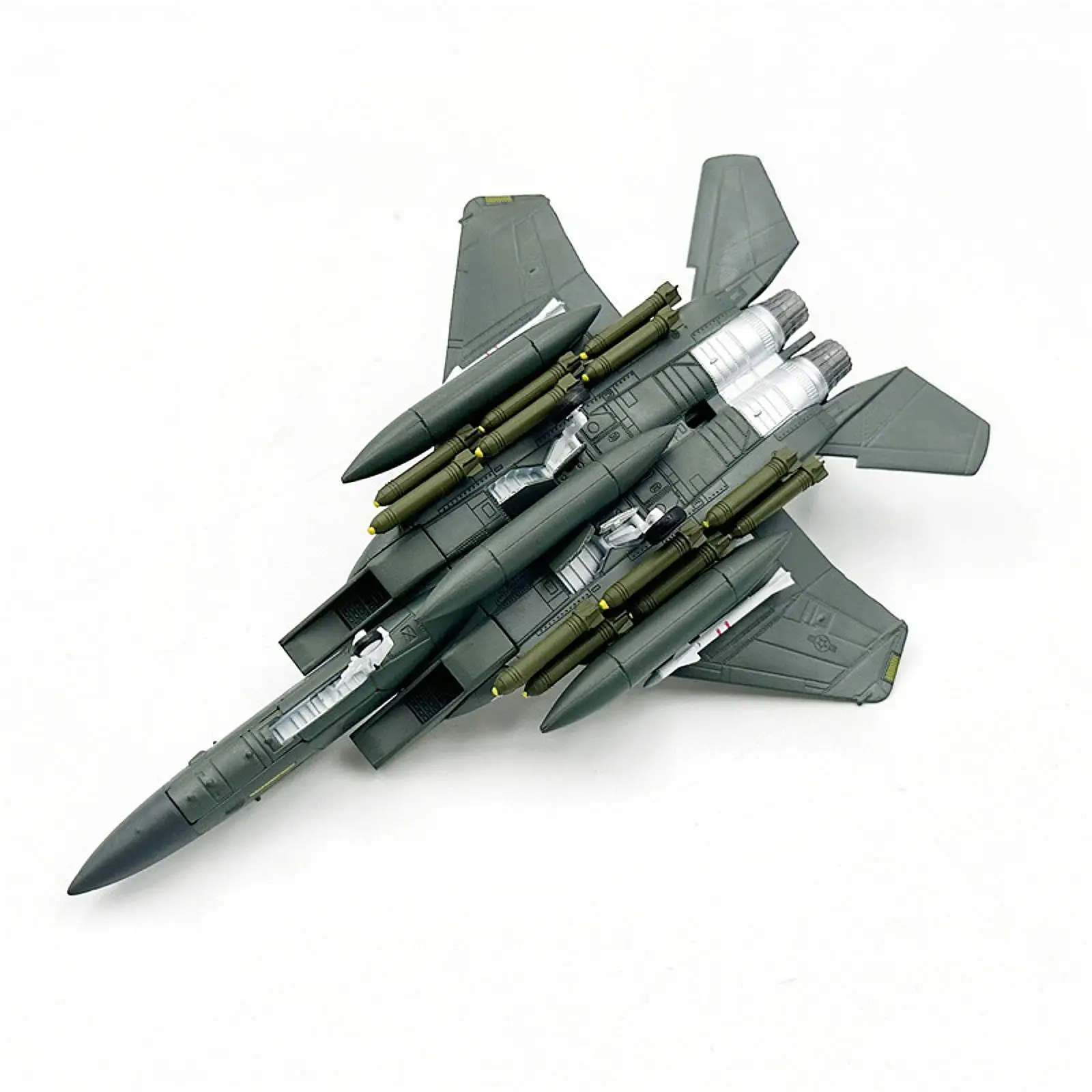 1:100 Fighter Jet Model Souvenir with Display Base Simulated Alloy Aircraft Model for Office Home Bookshelf Countertop Cabinet