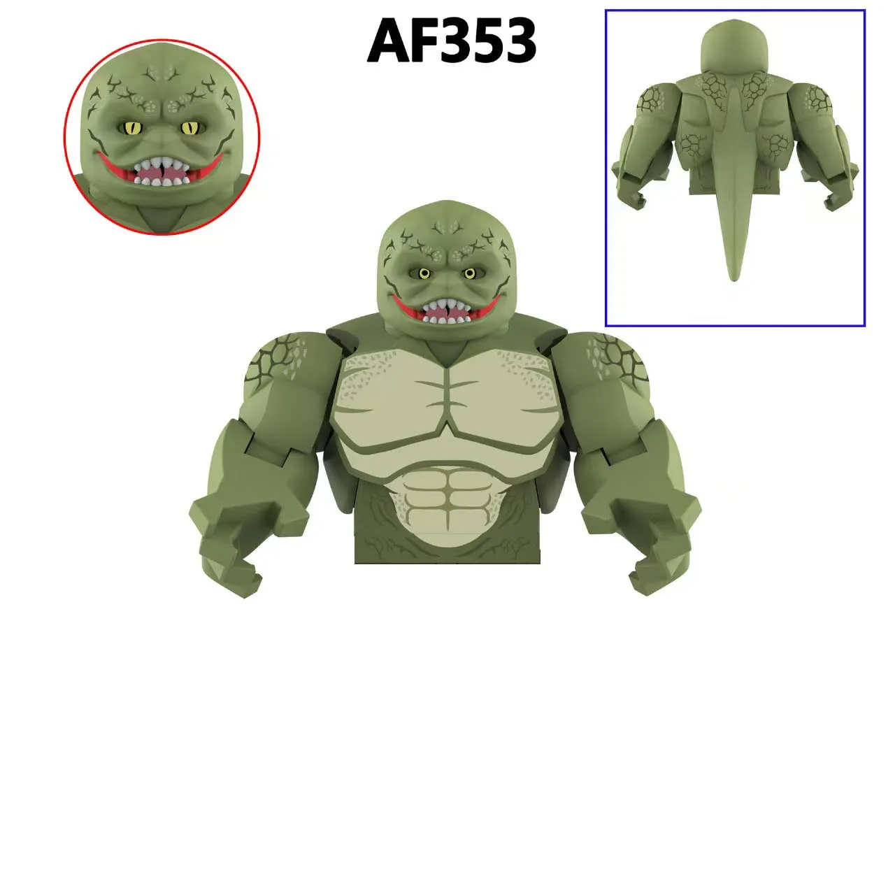Beweegbare modelstenen Beest Hagedis Neushoorn Monteer Colossus Assemblage Actiefiguren Puzzel Speelgoed Bouwstenen Ornament Modelpop