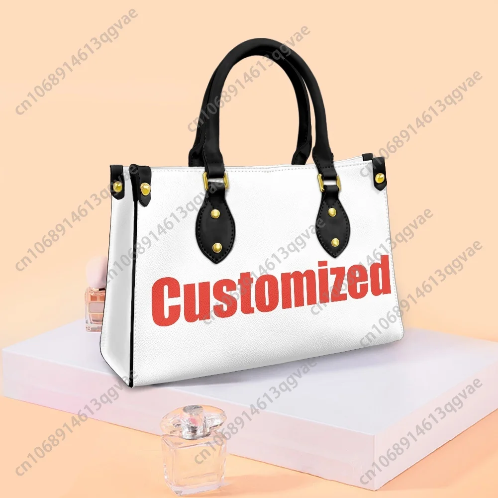 Green Day Punk Rock Band Tote Bag Purse Womens Mens Personalized Text Image PU Leather Handbag Business Shopping Gift Bags