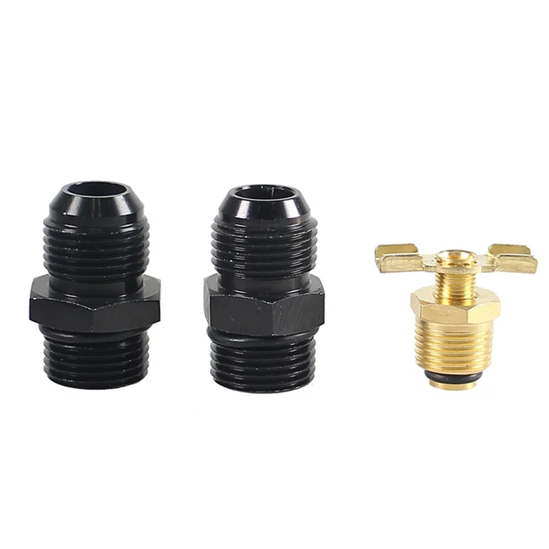 

AU28-Car Modifcation Universal Oil Breathable Pot AN10 1.2L Oil Catch Can With Air Filter Breather Kit