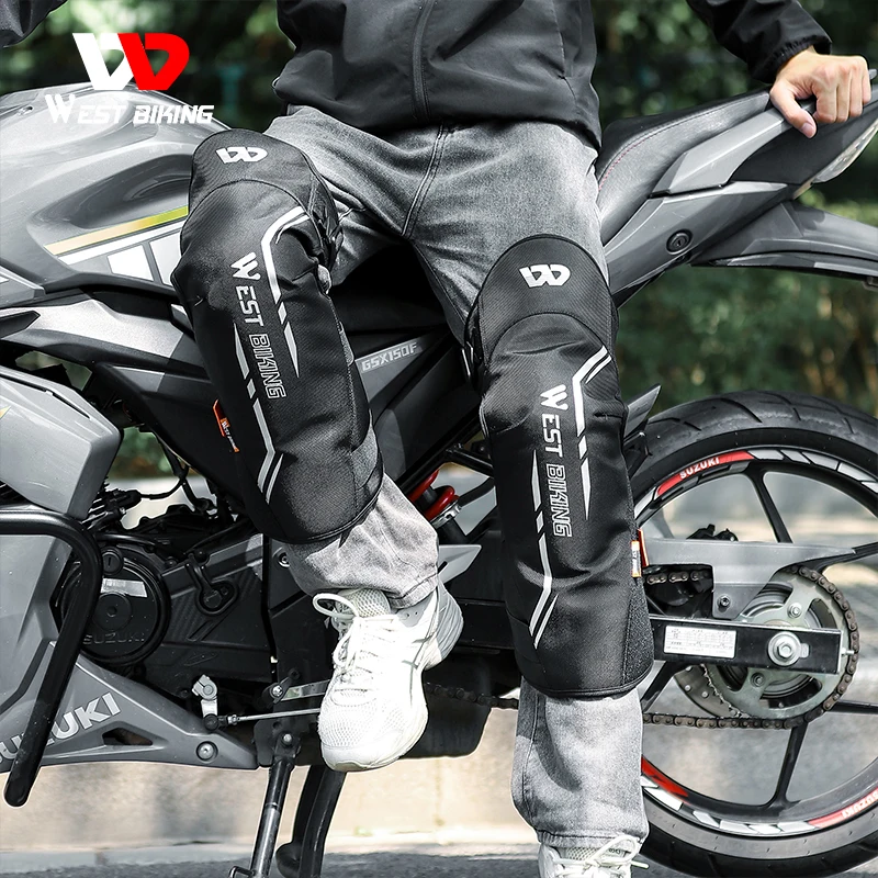 WEST BIKING Motorcycle Warm Kneepad Motorbike Riding  Pads Windproof Winter Outdoor  Protective Guard Cycling Leg Warmer