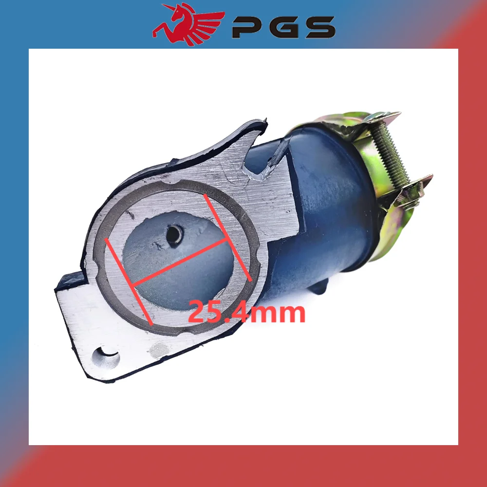 PGS ATV Parts Carburetor Inlet pipe For 2.1.01.0090 LINHAI LH260 300 23201 BUYANG FA-D300 H300  ATV Quad Bike LU018914