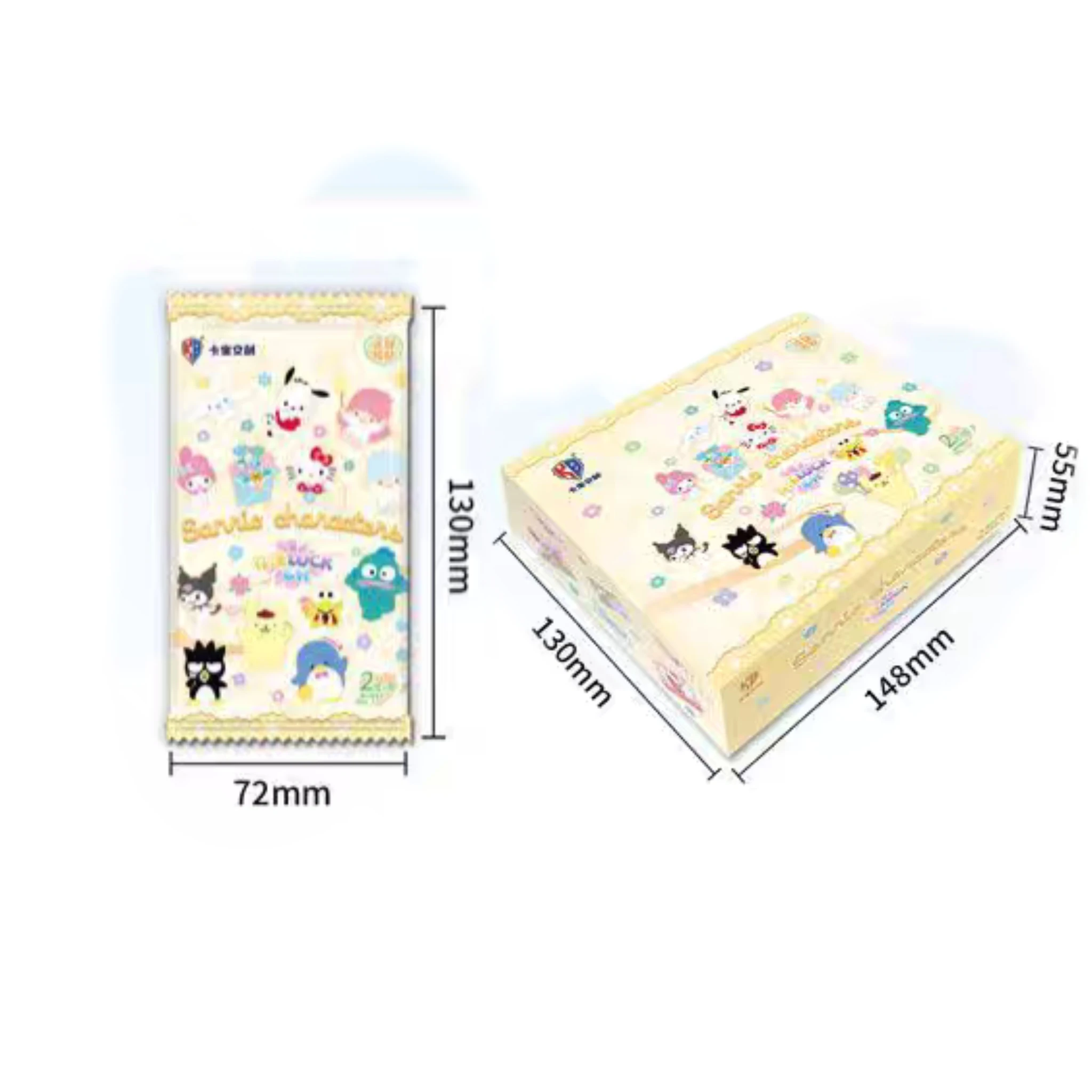 

KABAO оригинальная коробка аниме Sanrio Kuromi Hello Kitty Shining Card мультфильм My Melody Коллекционные игровые карты игрушки для детей подарок