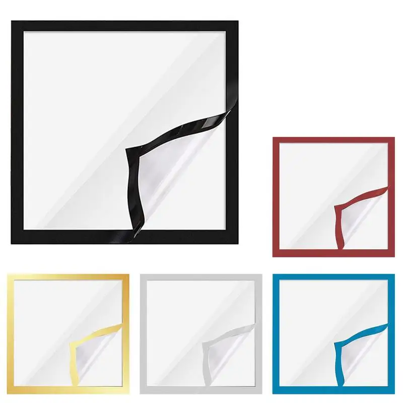12x12 Inch Rhinestones Painting Frame Magnetic Picture Frames Square Photo Frame Painting Accessories Home bedroom Decor