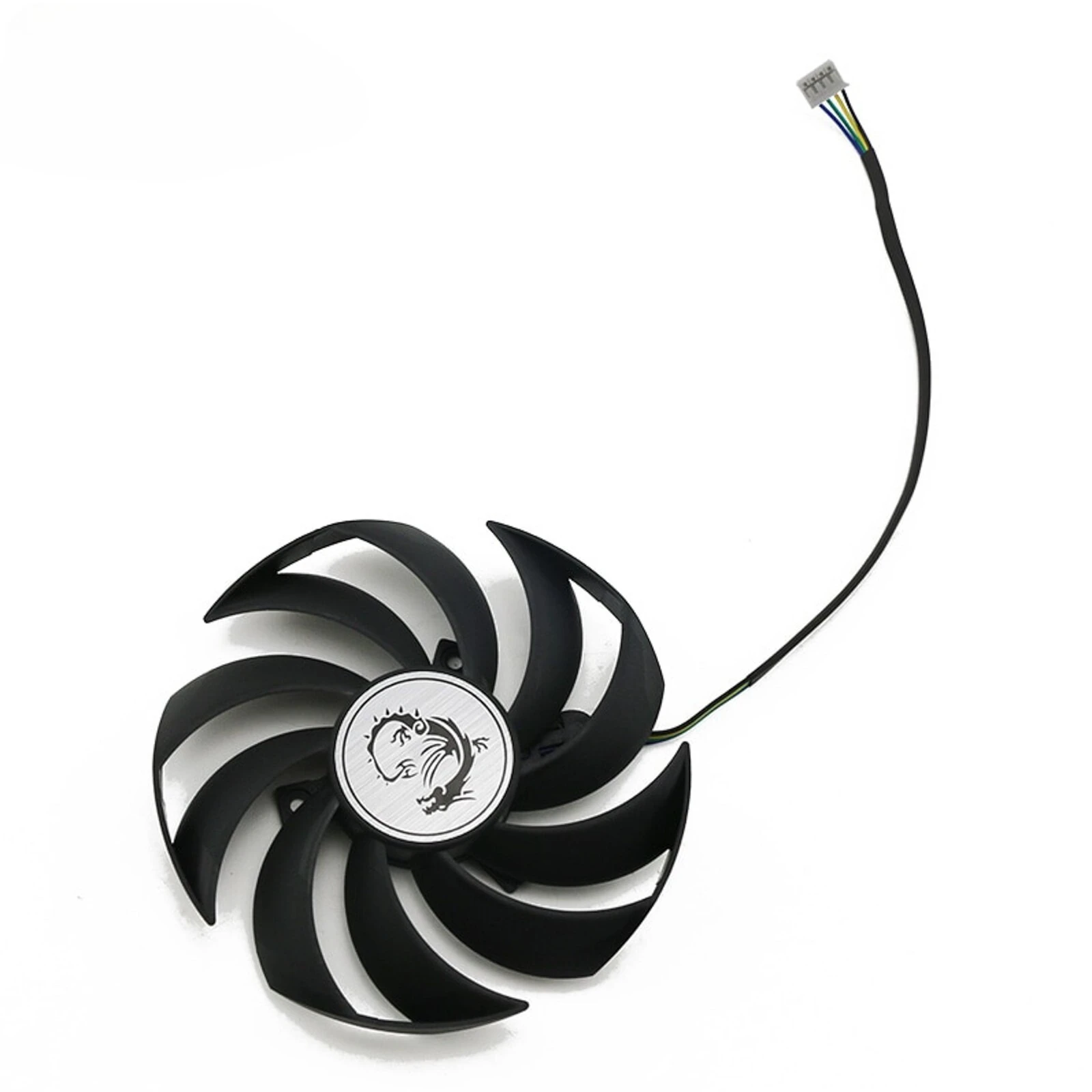 MSI RTX 3060 Ti RX 6600 6700 XT GAMING X 교체용 GPU 팬 세트 썸네일 4