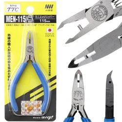 Japan King TTC Mini Model Plastic Water Mouth Scissors 5-inch 45 degree Copper Wire Electronic Foot Oblique Nose Pliers MEN-115