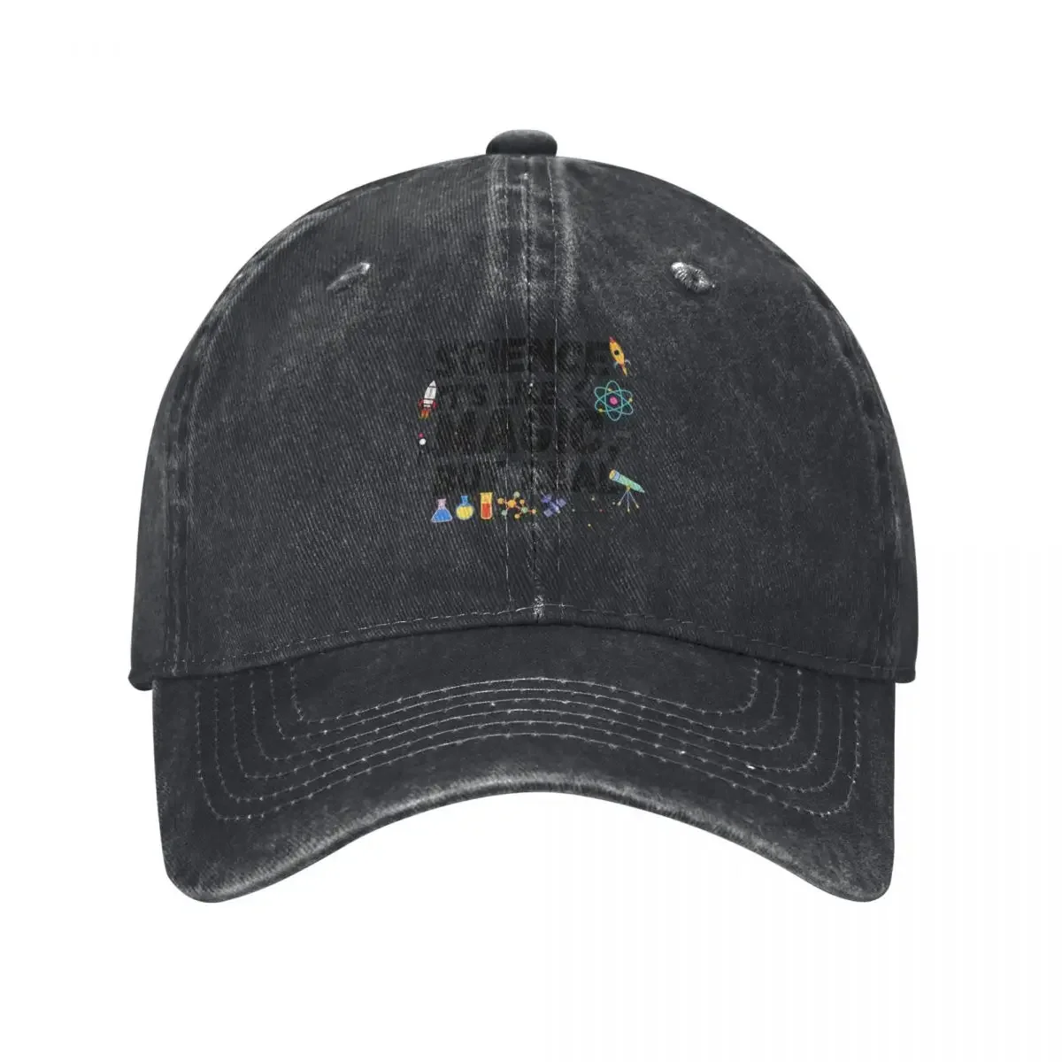 

Science I'ts Like Magic But Real Baseball Cap Hat Man For The Sun Hat Luxury Brand Ball Cap hard hat Girl Men's