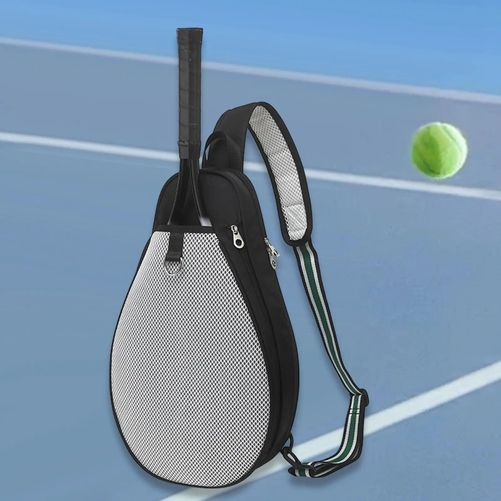 

Tennis Bag Badminton Bag with Tote Bag Holds 2 Tennis Rackets Tennis Racket Carry Bag for Gifts Men Women