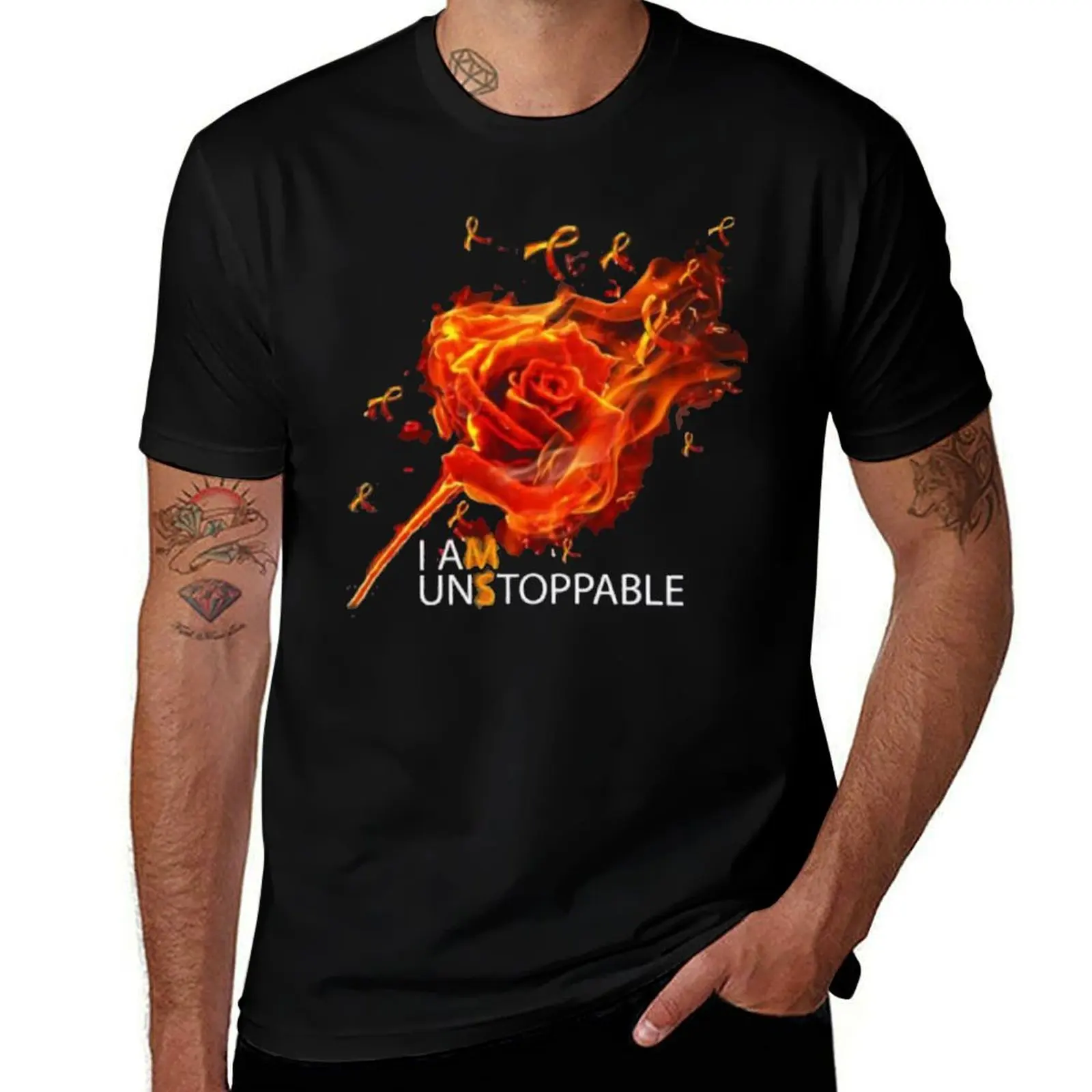 

I am unstoppable MS T-Shirt sweat plus sizes shirts graphic tee men