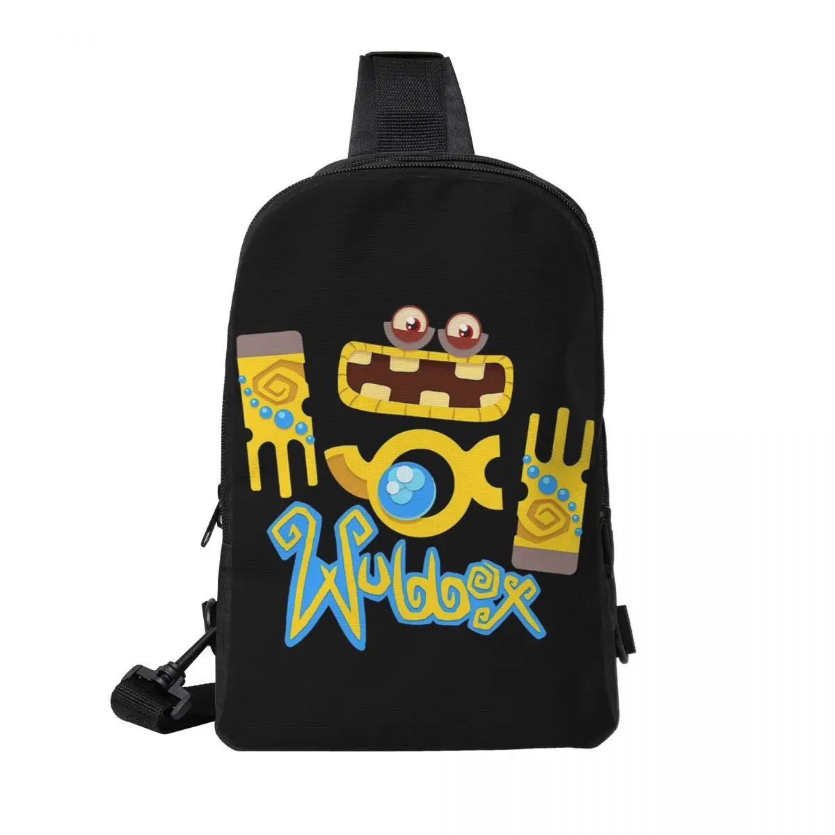 

Wubbox My Singing Monsters Chest Bag Men Sling Crossbody Backpack Chest Bag Traveling Hiking Daypack Shoulder Bag