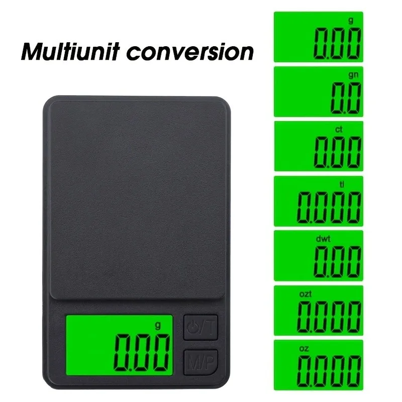 Digital Pocket Scale 200g X 0.01g High Precision Mini Digital Gram Scale Seven Measurement Methods Backlit LCD Jewelry Scale