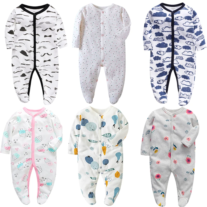 

Baby Boy Girl Jumpsuit Solid Color Long Sleeve Romper Casual Fall Spring Toddelr Clothing Cheap Baby Onesies In Bulk Cheap