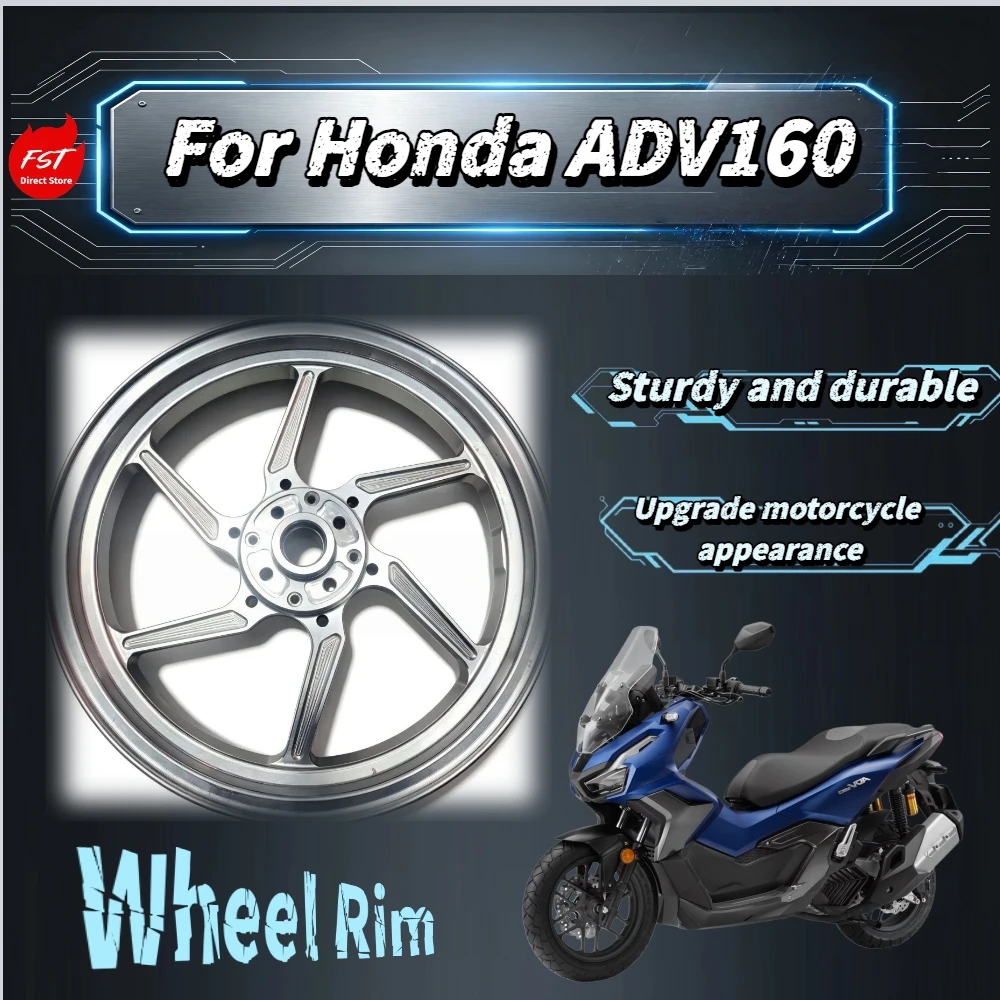 For Honda ADV160 12 Inch Aluminum Wheel Rim Wear‑Resistant Stable‑Riding Scooter Upgrade Spare Parts