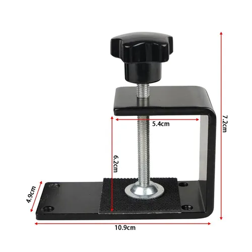 Imagen 2 del producto Soporte de freno de mano con interfaz USB, abrazadera de fijación o férula de acero inoxidable para ZZ-1074A-BK de juegos de carreras SIM, color negro
