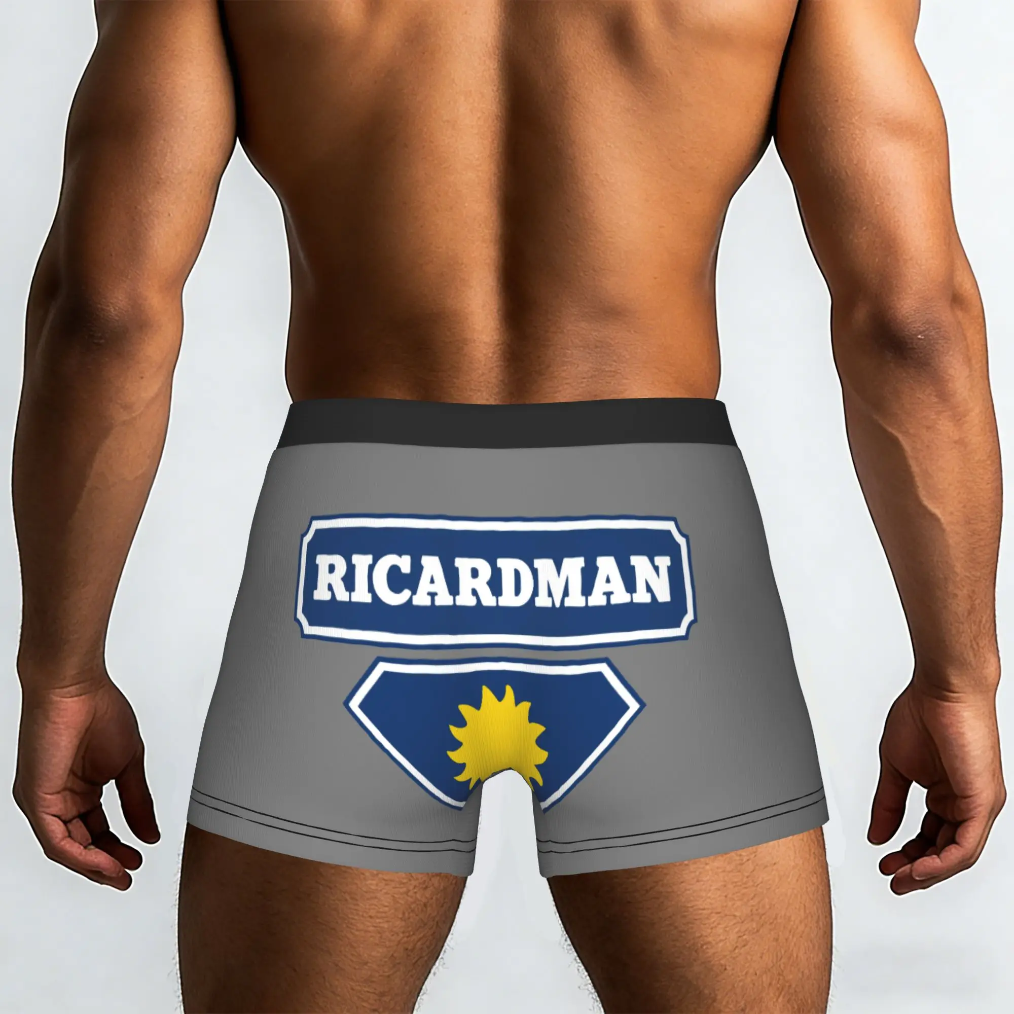 Custom Male Fashion R-ricards Drink Underwear  Boxer Briefs Stretch Shorts Panties Underpants