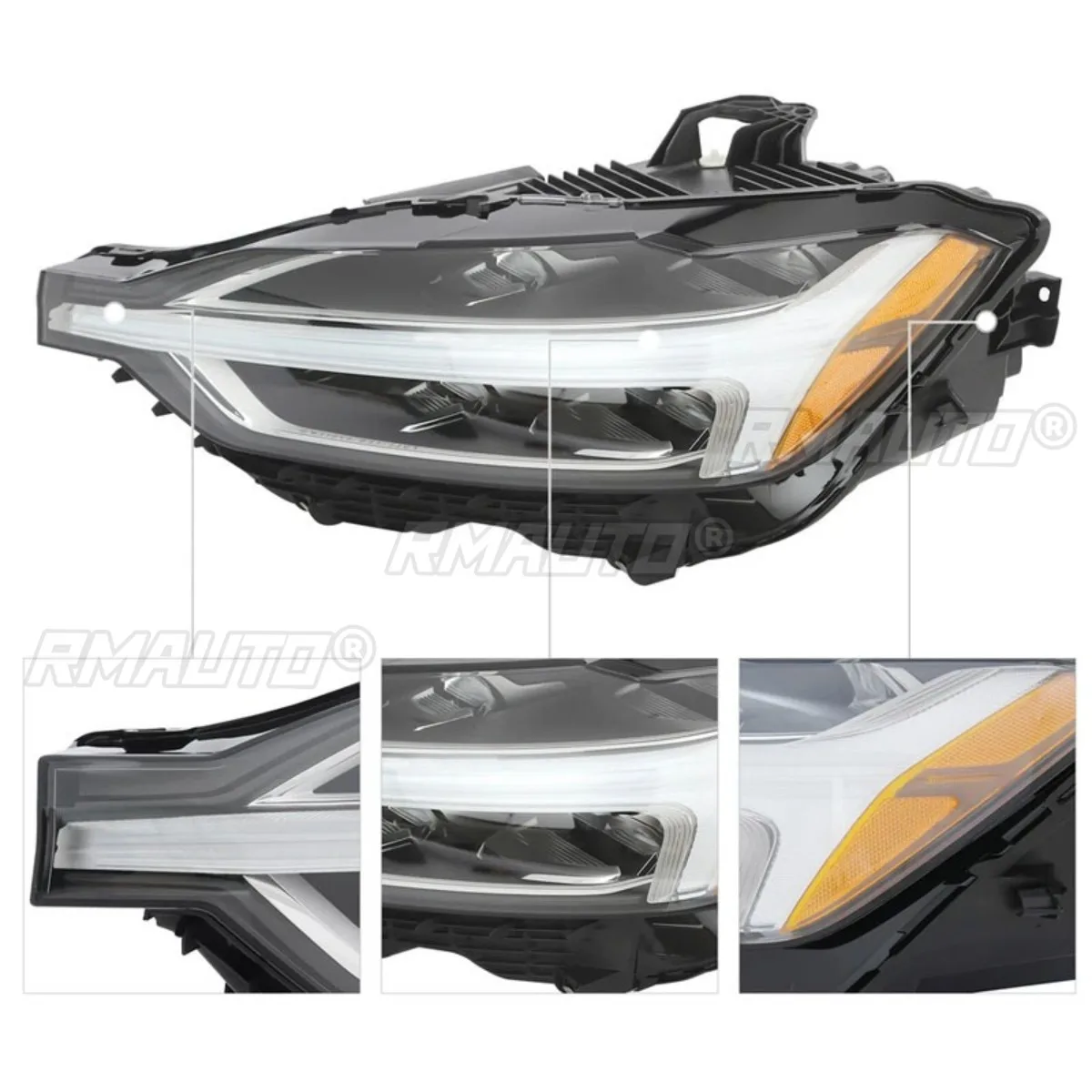 Left Right Fog lamp LED Daytime Light Front LED Headlamp Assembly Wide Light Corner Lamp For Volvo XC60 2018-2022
