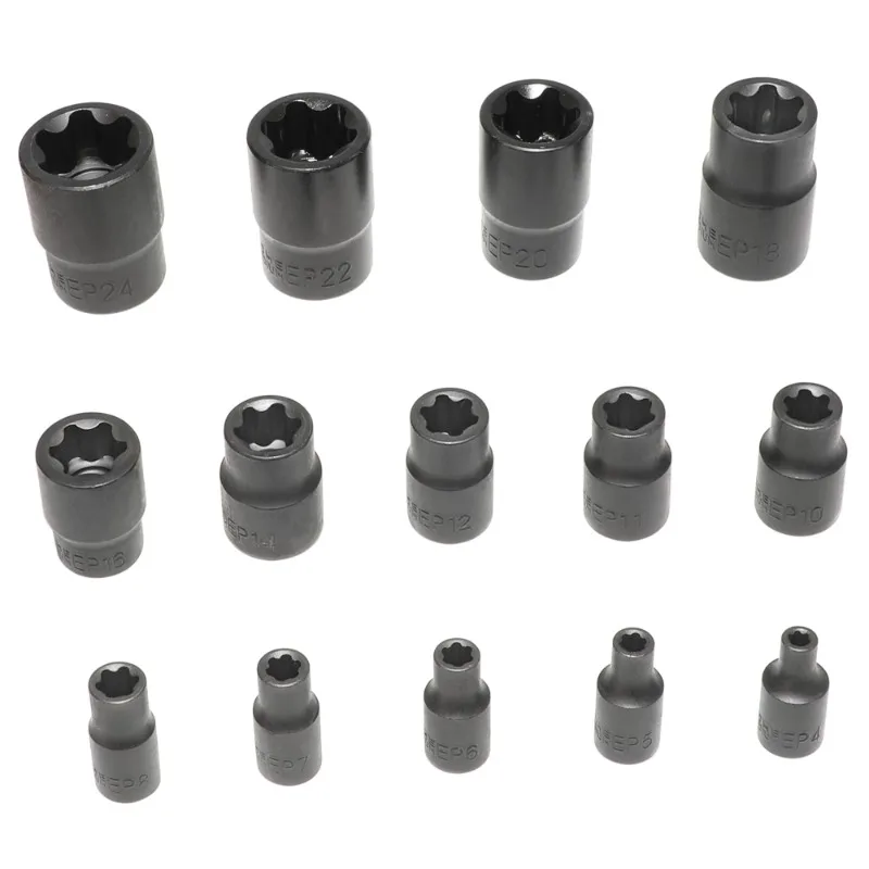 Suitable for Tesla Battery Cover Bag Screw Removal Tool EP Five Flowers Six Flowers Five Corners E-shaped Sleeve view 3