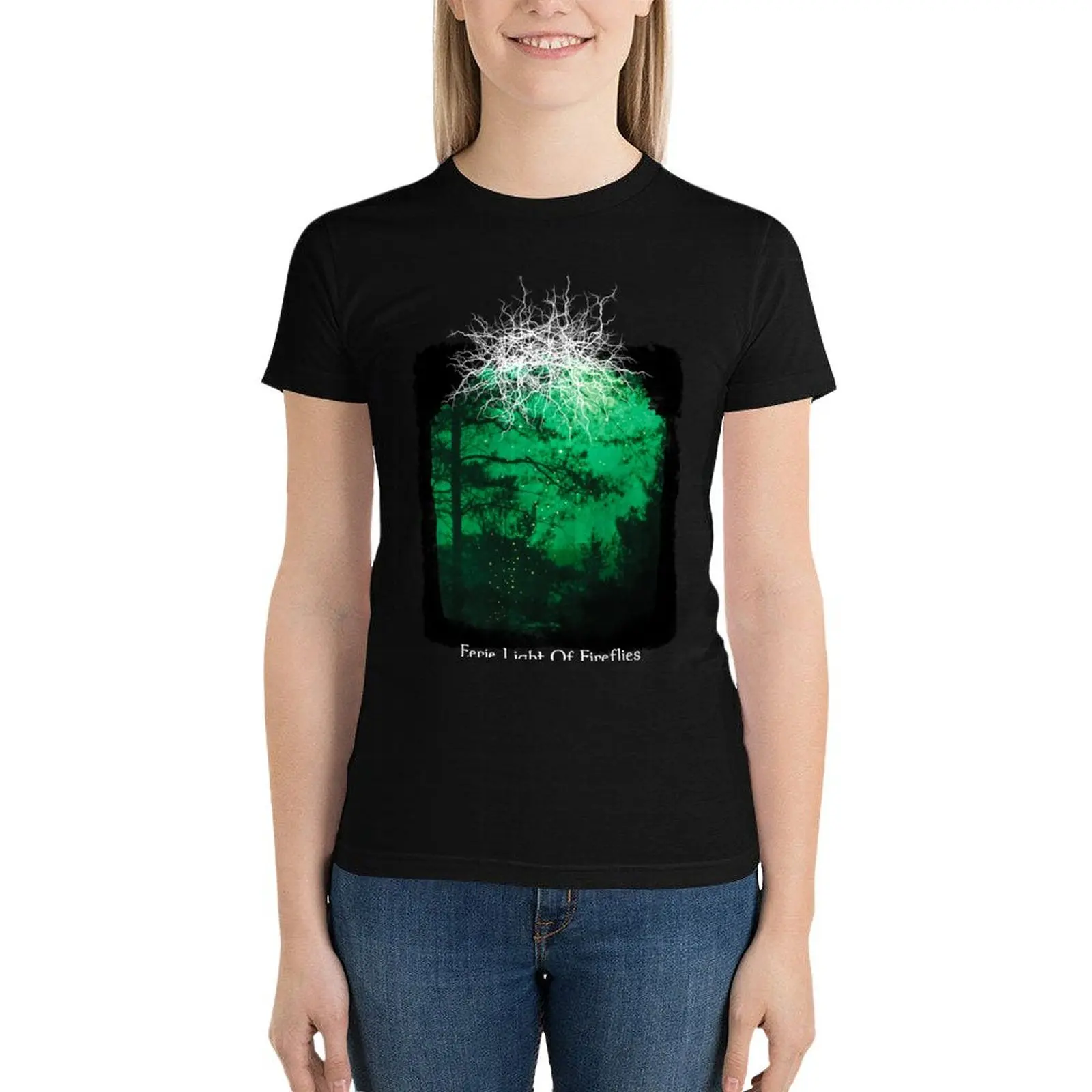 Basarabian Hills - Eerie Light Of Fireflies (2018) T-Shirt graphics cute clothes Woman T-shirts