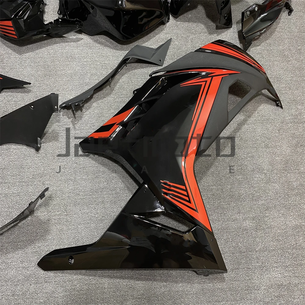 For EX300 Ninja250 Ninja300 2013-2017 Injection ABS Plastics Full Fairings Kit Mold Replace Accessories Black Red O