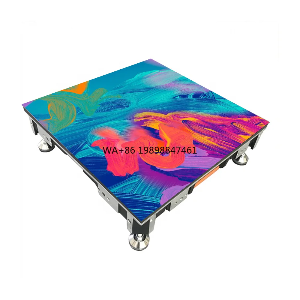 

P2.6 P3.9 P4.8 Indoor Full Color Interactive Digital Dance Floor Led Display Floor Tile Led Stage Wedding Screen