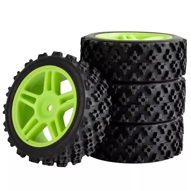 Wheel Rim Rubber Tires Tyres for Wltoys for HSP 1:10 1:12 1:14 1:16 RC Car Parts Model Accessories RC Car Wheel Rim and Tires