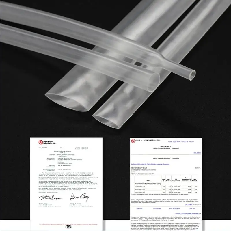 1 متر 2:1 واضح الحرارة يتقلص أنبوب ضياء 1 2 3 4 5 6 7 8 9 10 12 14 16 20 25 30 40 50 مللي متر البولي أوليفين كابل حراري كم معزول
