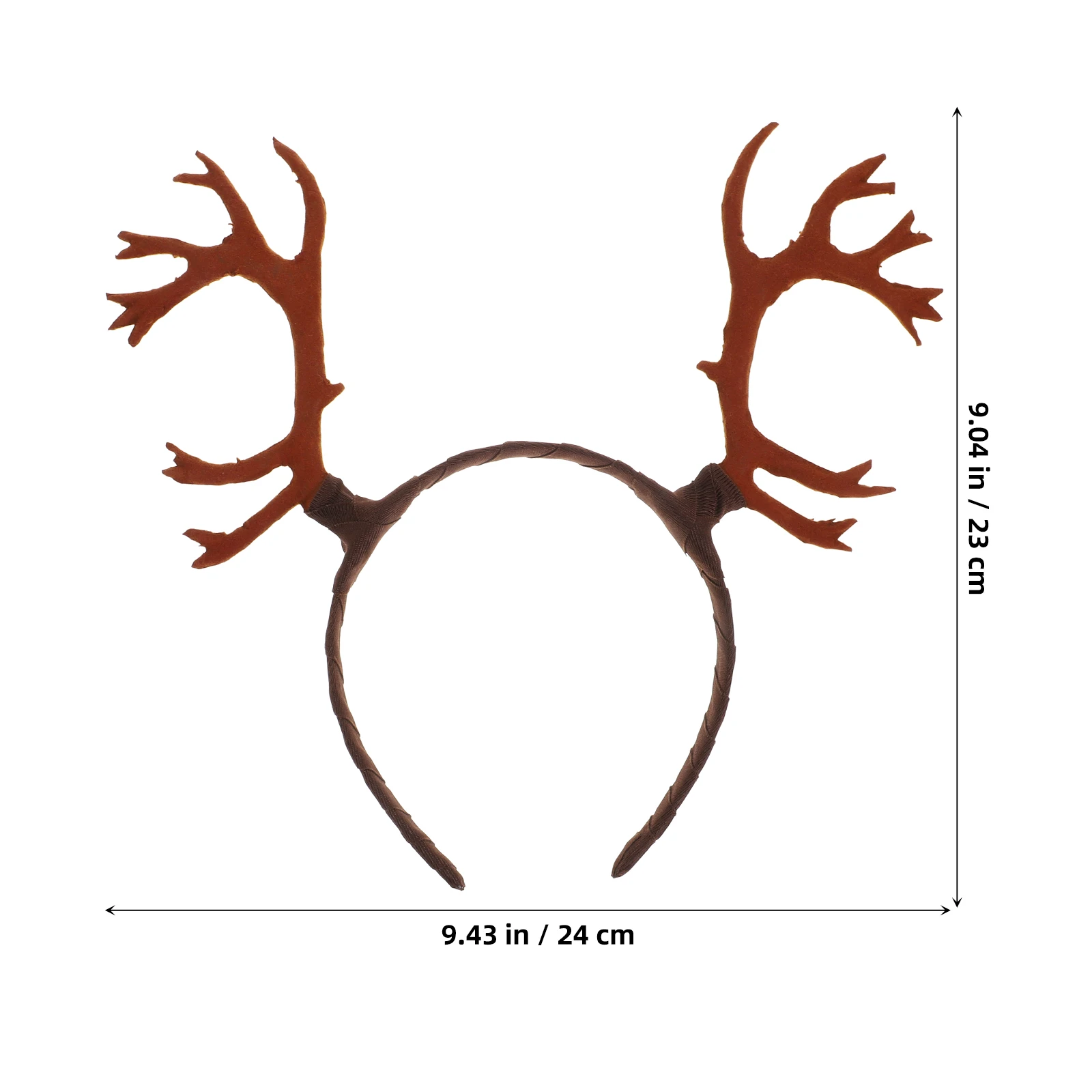 

Antler Headband Elk Reindeer with Antlers Animal Cute Hair Hoop Bands for Women Resin Costume Accessories Girls Man