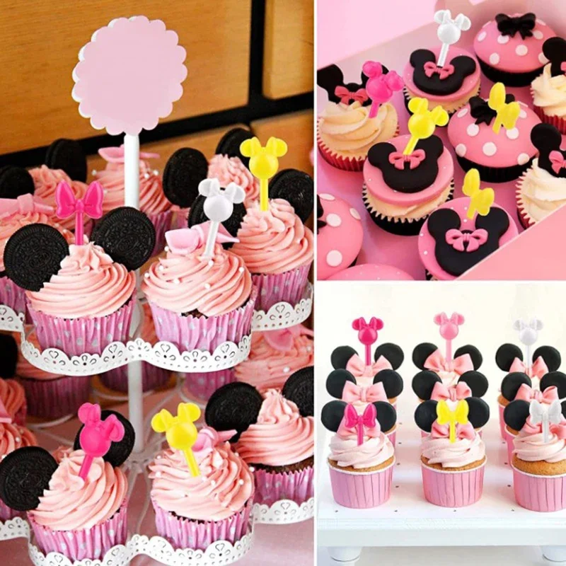 

20 шт. мини кавайные животные ферма мультяшная Вилка фрукты детская закуска торт десерт еда фрукты палочки зубочистка знак бенто обеды