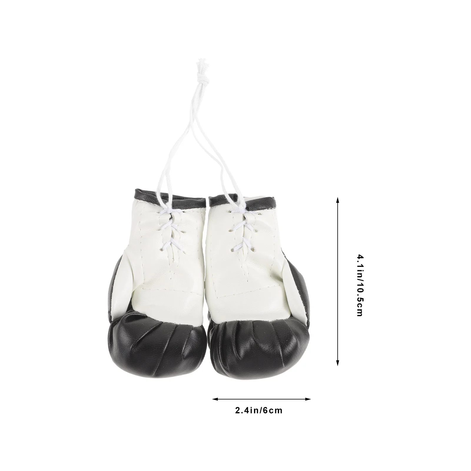 

2Pairs Boxing Gloves Miniature Pendants Punching Gloves Hanging Decor Car Keychain Ornament Boxing Glove Keychain