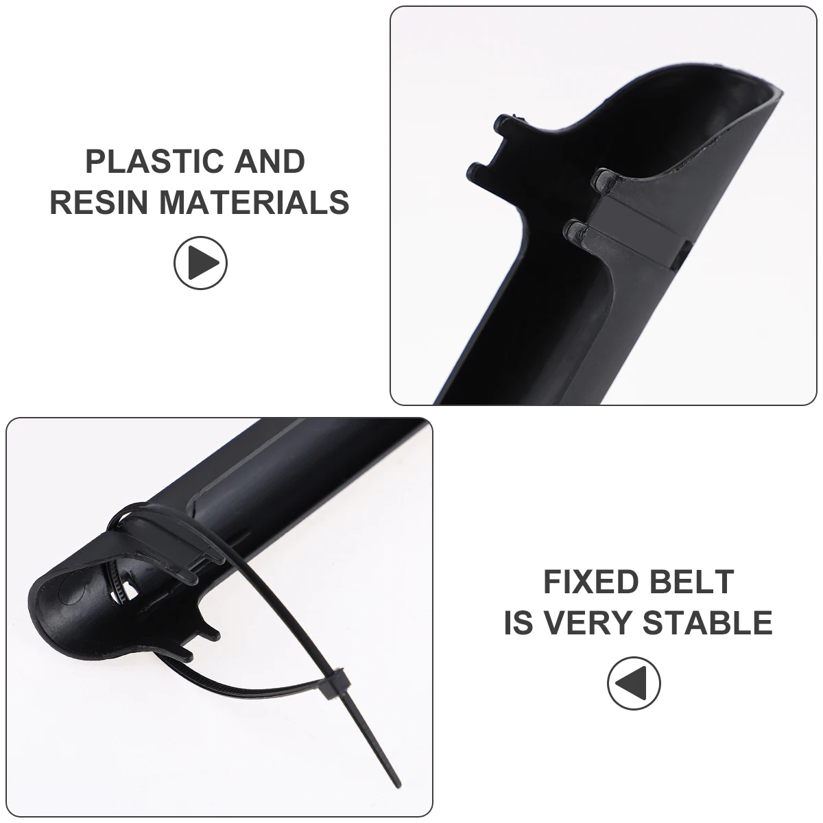 

4Sets Bike Chain Sticker Durable Safe Reusable Plastic Resin Fixed Belt Stable Simple Mountain Road Foldable Bikes Bike Supplies