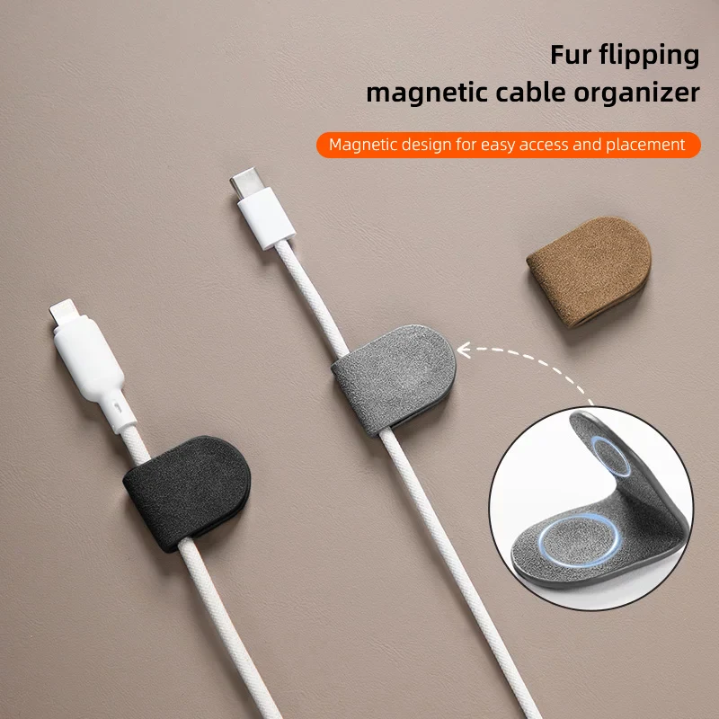 Magnetic Cable Clips Wire Keeper Reusable Cord Organizer Desk Home Office For Dodge Durango Charger Ram 1500 Nitro Journey Demon