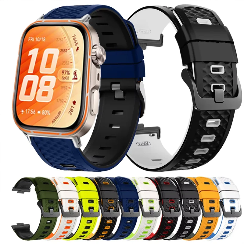 Silikonarmband für Huawei Watch Fit 5/Fit 5Pro Armband Correa Gürtel für Huawei Watch Fit 3/Fit 4/Fit 4Pro Armbandzubehör