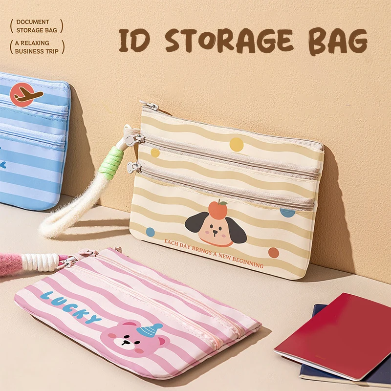 1Pcs 내구성 옥스포드 천 보호 커버 외출 여행 및 문서 보관 휴대용 여행 여권 티켓 보관 케이스