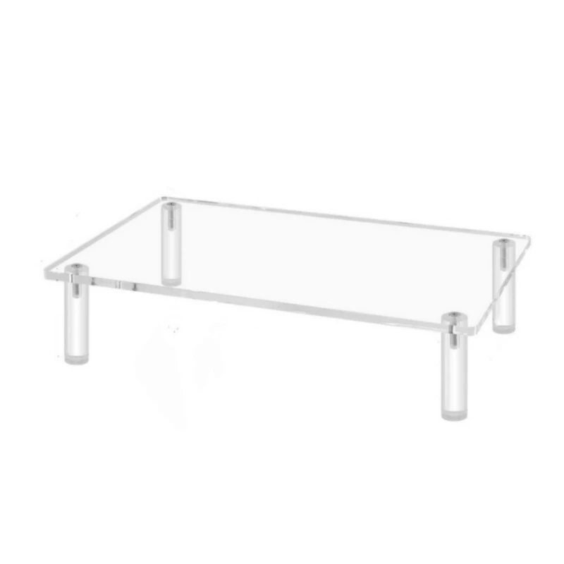 

Printer Support Rack Risers Clear Acrylic Computer Heighted Base Laptop Stand for Desk and Office Organization