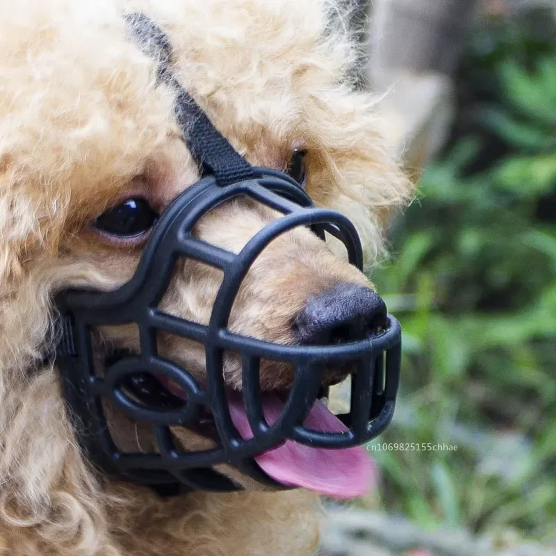 S-XXL Soft Silicone Pet Dog Muzzle Breathable Basket Muzzles Comfy for Medium Large Dogs Stop Biting Barking Chewing