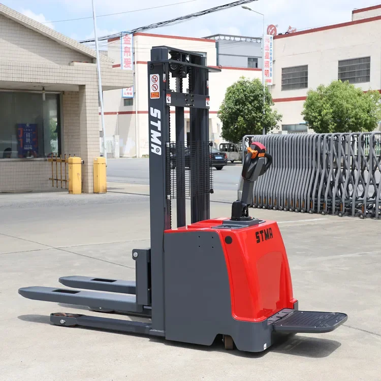 STMA brand electric stacker lifter 1.5tone 2tone 3tone electric counterbalance pallet stacker