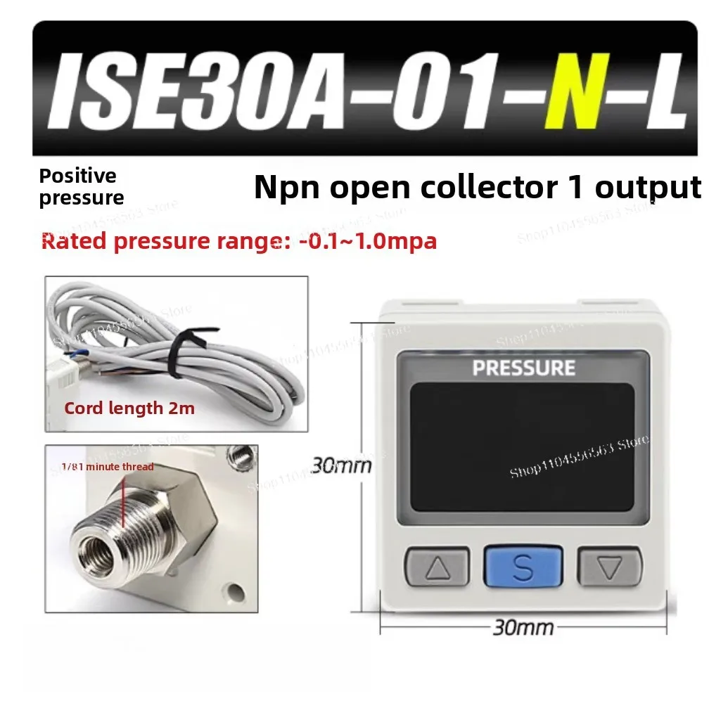 Digital pressure switch ISE30A-01-N-L ZSE30A ZSE30AF ISE40A-01-R