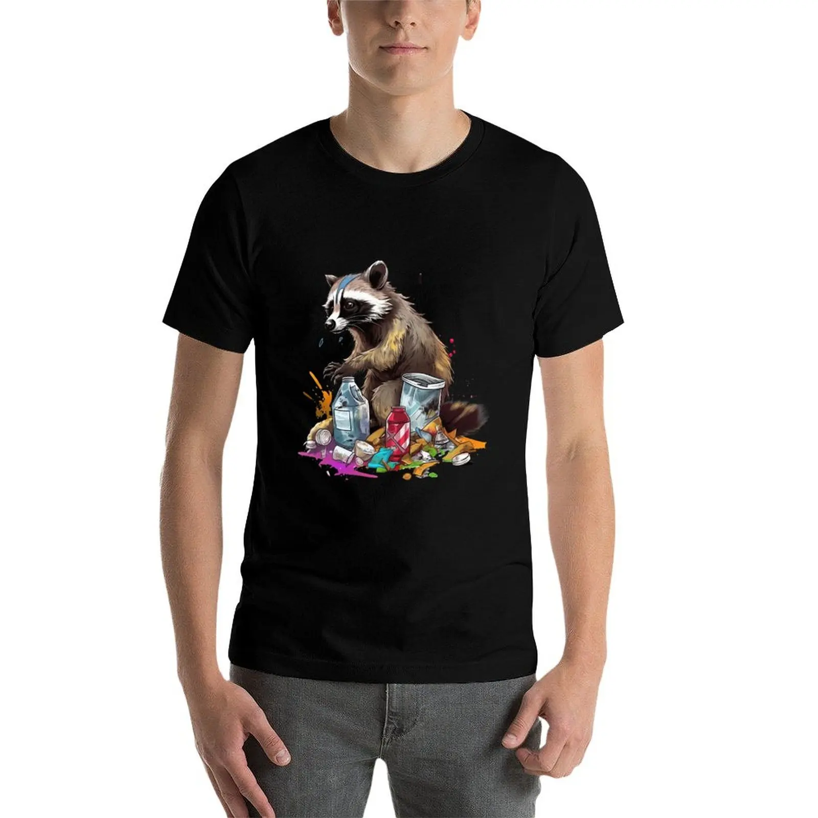

Trash Panda T-Shirt t shirts for man pack cotton man tshirt t shirt for man 100 percent cotton T-Shirt
