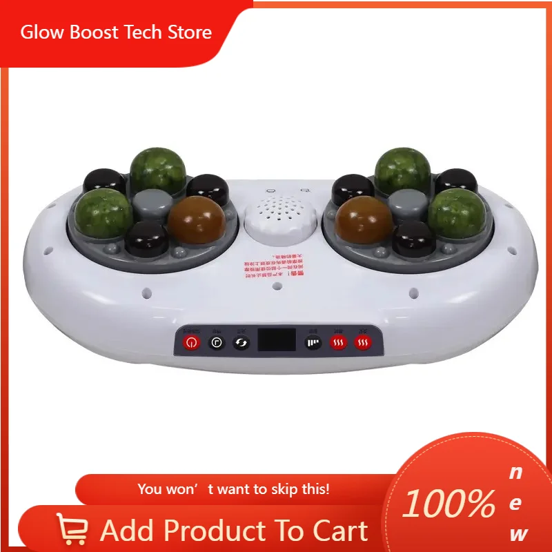 

NYElectric Moxibustion Infrared Heating Body Waist Abdomen Massage Belt Dual Jade Roller Belly Abdominal Massager Device