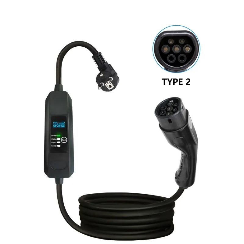 

EVONIC AC EV Charger European Standard Type 2 3.5KW 16A 220V Portable EV Charger for New Electric Vehicles for Home Use