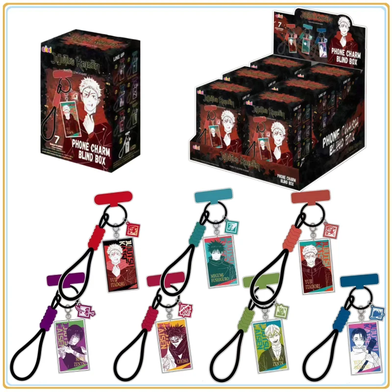 Novedad 2026: Caja Sorpresa Oficial y Auténtica EAKI Jujutsu Kaisen Culling Game Phone Charm, Regalos de Anime para las Fiestas