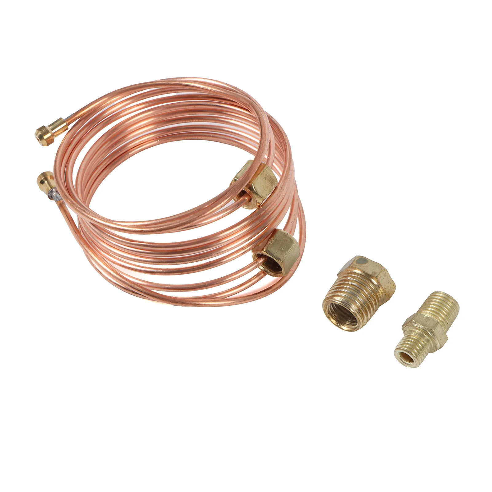 

72 Inch Copper Line Tubing Mechanical Oil Pressure Gauge Install Kit For Car Truck Tractor Parts