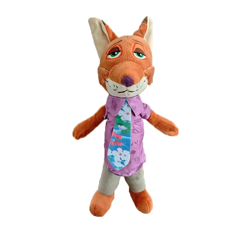 Disney Cartoon Anime Movie Zootopia Peluche Fox Nick Wilde Coniglio Judy Hopps Bambola Animali di peluche morbidi Giocattoli Regali di Natale per bambini