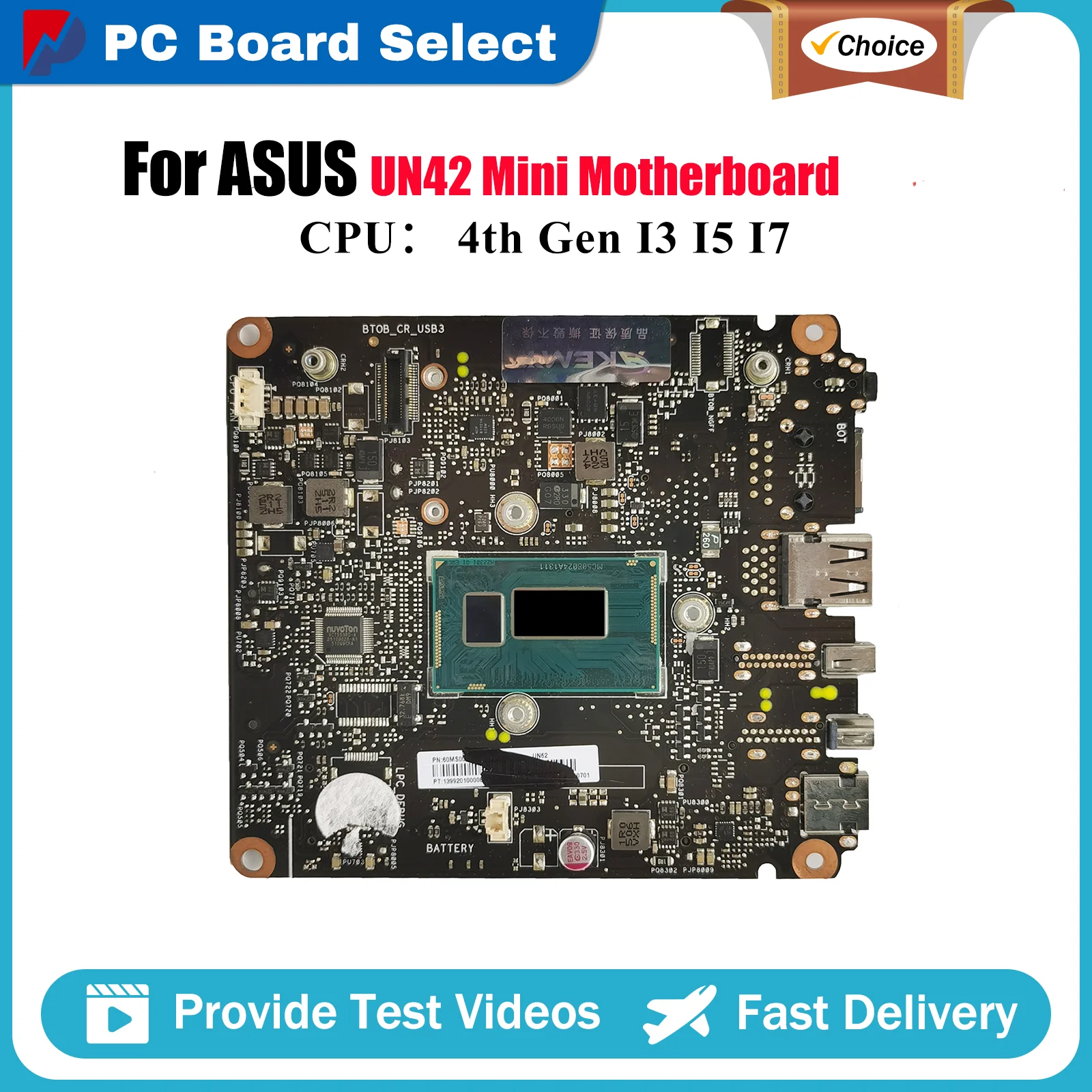 

Материнская плата для ноутбука UN42 для ASUS VivoMini UN42, материнская плата для ноутбука с процессором I3 I5 I7, 100% тестирование, ОК, быстрая доставка, высокое качество