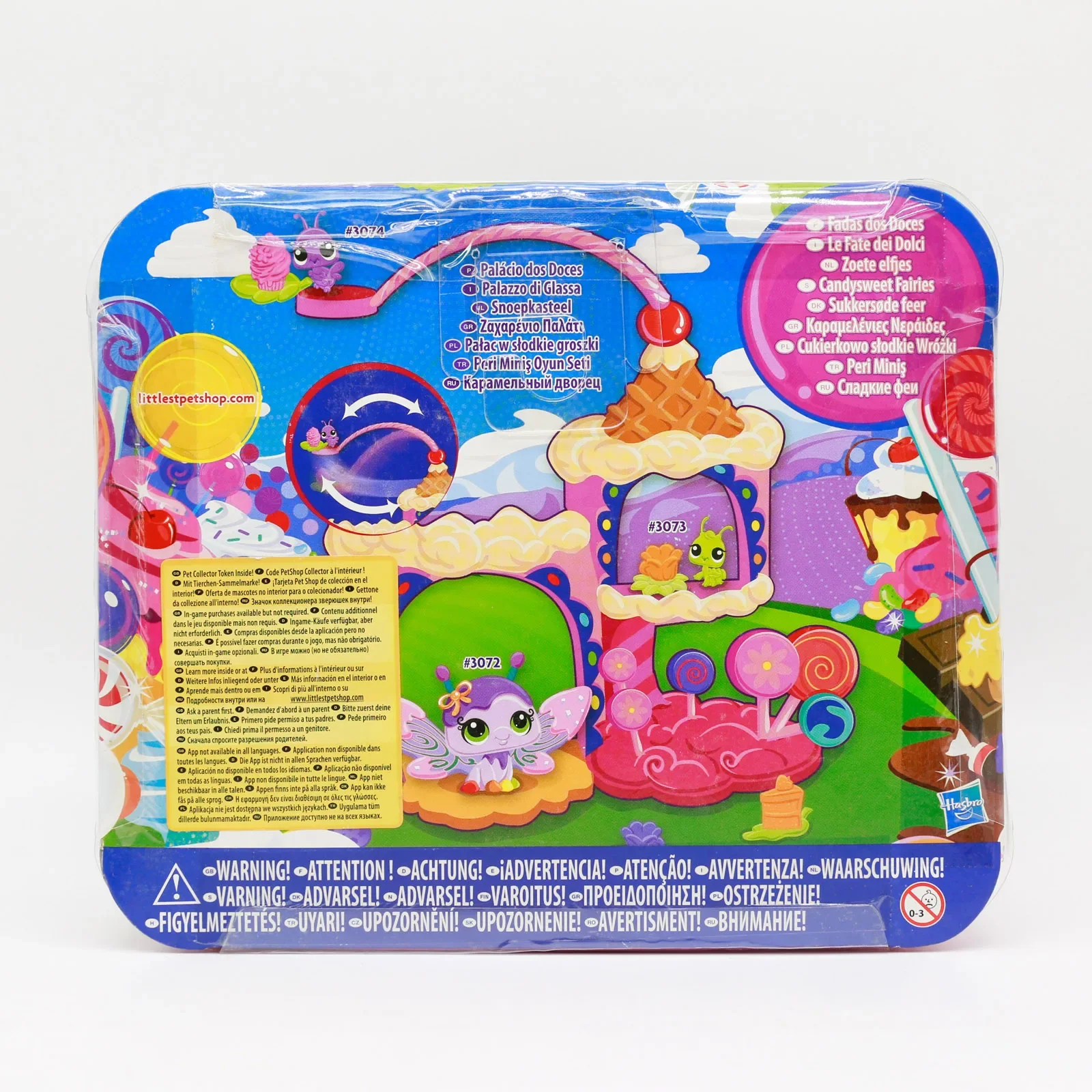 Hasbro Anime-Figuren Littlest Pet Shop Süßes Puppenspielzeug Candysweet Fairies Sprinkle Palace Collection Kindergeburtstagsgeschenke